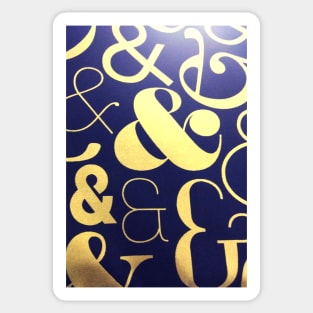 Ampersand Sticker